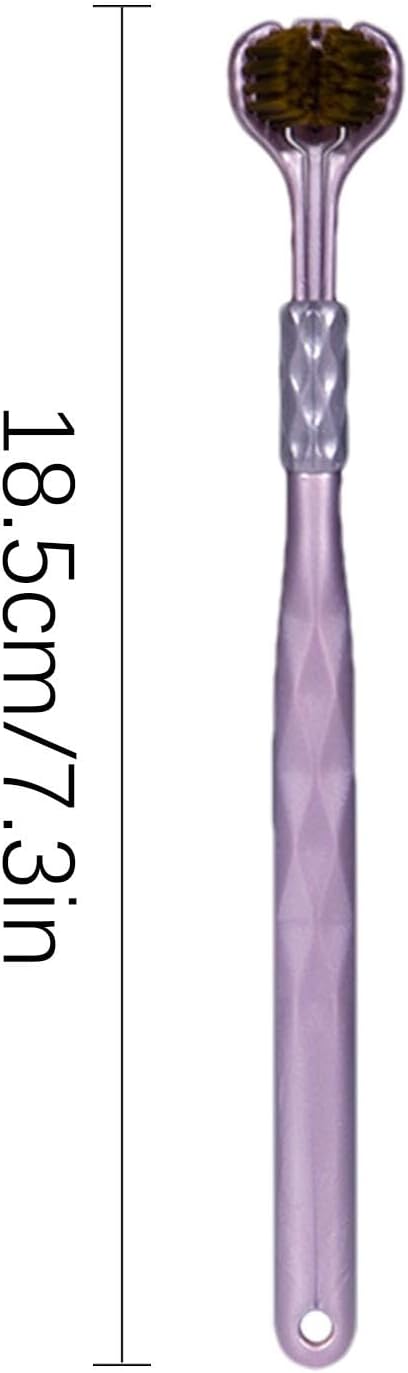 Three Headed Toothbrush, Travel Toothbrush, Multi-Sided Toothbrush, Triple Angle Toothbrush, Toothbrush for Adults and Children, Modern Toothbrush Design, Effective Oral Care, Compact Travel Toothbrus