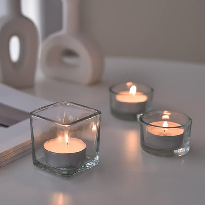 COCODOR Scented Tealight Candles - Garden Lavender - 100 Pack - 4-5 Hour Extended Burn Time - Made in Italy - Cotton Wick - Room Décor & Office Décor, Home Fragrance, Gift