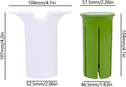 Carrot Slicer - Handy Cutting Tool for Baby Food, Fruit Corer and Vegetable Stick Maker, Easy Kitchen Gadget for Strawberries, Cucumbers, Meal Prep Helper with Grip and Compact Design