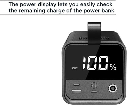 Kogan EnergyMax 50000mAh 100W PD Power Bank with Built-in LED Light - KAPBCMPN50A