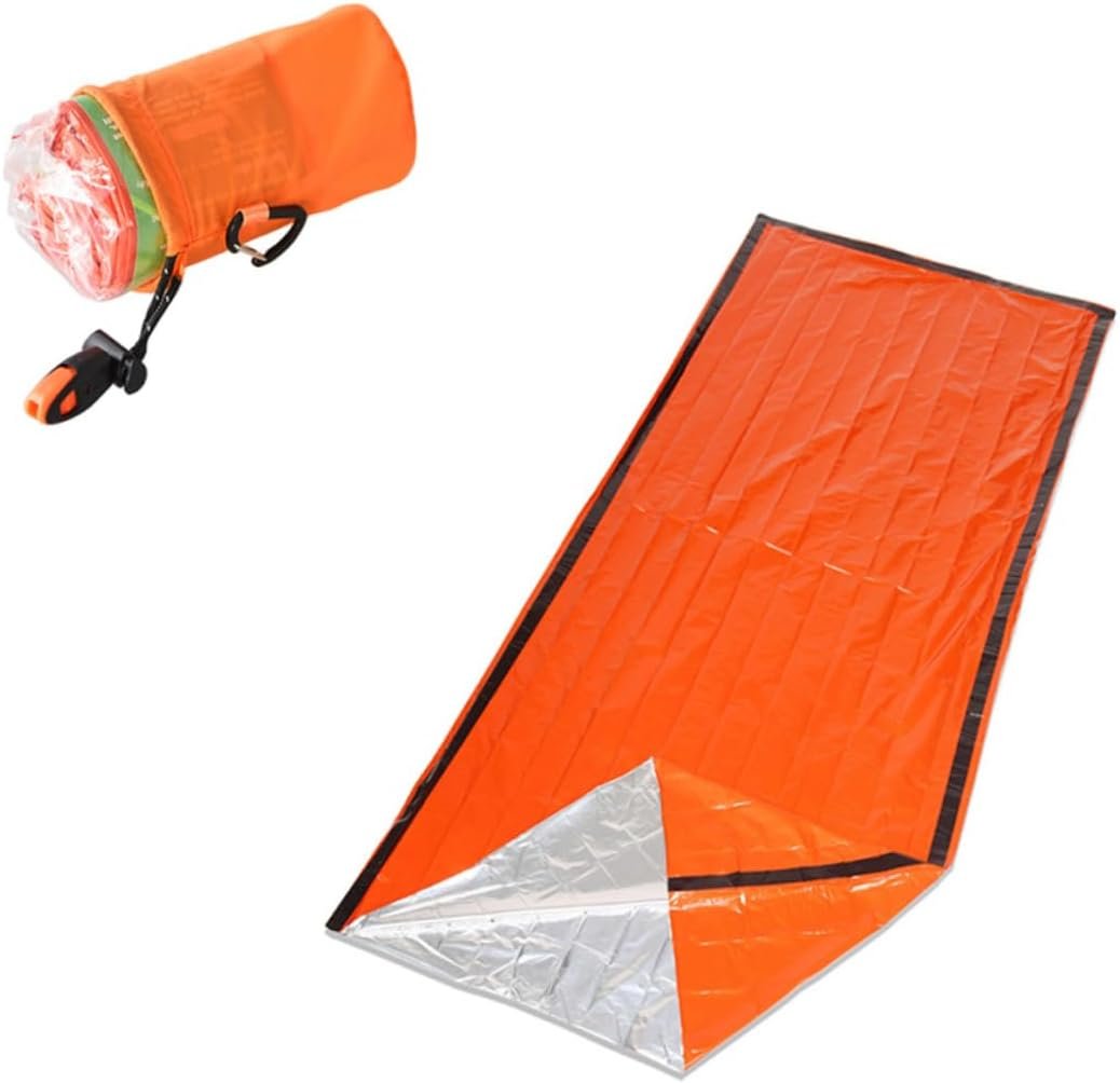 BESPORTBLE 2pcs Portable Sleeping Pe Aluminum Film Tent Mat Insulation Blanket for Outdoor Travel Survival