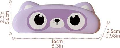 Harmonica Toy Kids, Musical Instrument, 16x5.6x2.5cm, Cartoon Animal Design, Easy Play, ABS, Kids Beginner, Educational Sound, for Colorful Fun Accessory