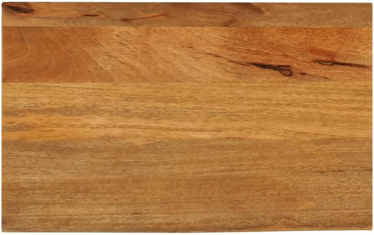 Natural Edge Mango Wood Table Top, 40 x 30 x 2,5 cm, Solid Wood Desk Board, Dining Table Surface, Durable & Stylish Tabletop for Home or Office - 370522