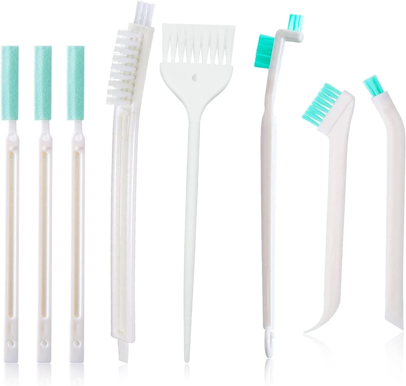 Small Detailing Cleaning Brushes for Small Spaces,Crevice Cleaning Tools for Keyboard Bottle Window Groove Car Gap,Scrub Cleaner Supplies for Shower Toaster Tub Baseboard Sink Grout Oven Juicer