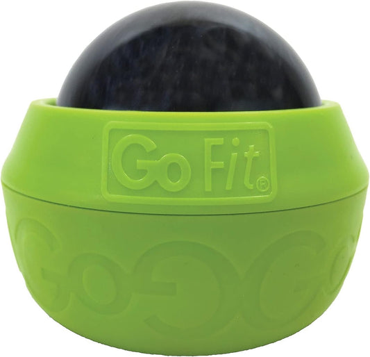 GoFit Roll-On Massager with Roller-Ball Technology for Sore Muscles and Massage, Deep Tissue Massage