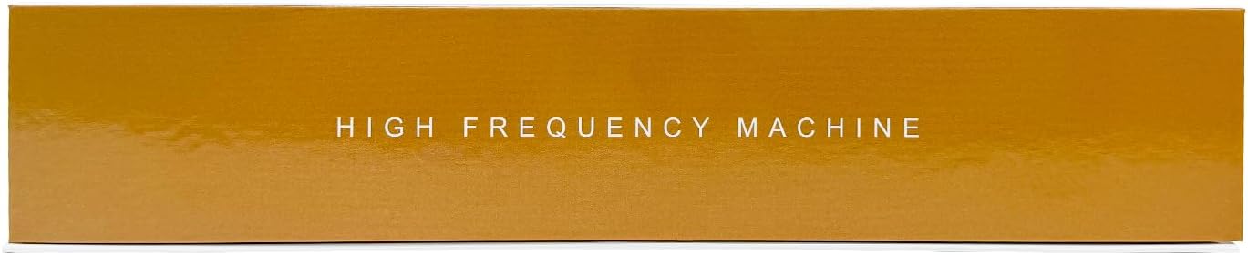 High Frequency Wand - ROMMQB Professional High Frequency Facial Machine with 4 Orange Neon Tubes, Portable Skin Therapy Wand Device for Skin Tightening, Wrinkles, Acne, Hair Growth Skincare Tools