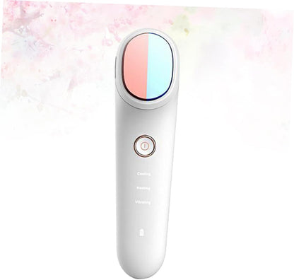 NULYLU Cold Hot Compress Beauty Apparatus USB Rechargeable Face Massage Device for Facial Sculpting Moisture Absorption and Skin Care for Home