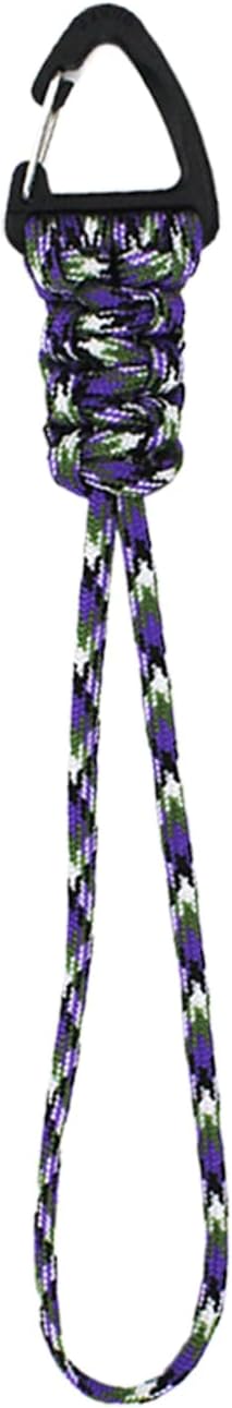 Generico Carabiner Strap, Hiking Gear Lanyard, Triangular Buckle Lock Clip, Quick Release Hook Strap Clasp, Key Chain Holder for Outdoor Activities, Camping, Travel, Climbing, 1 Piece