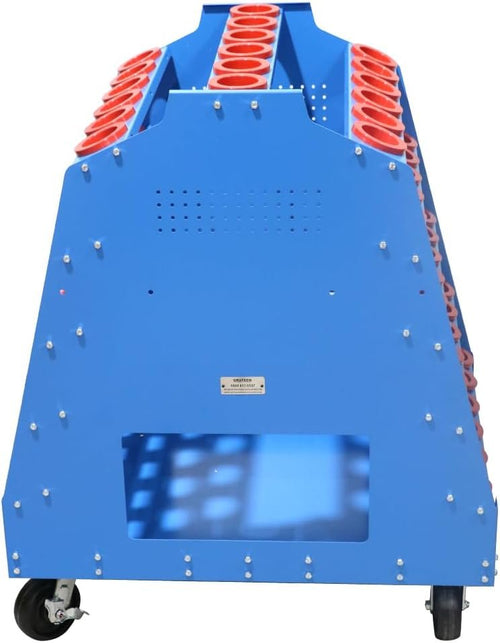 CNC Tool Cart – Twin cart | 4000 lbs Capacity | Cold Rolled (Powder Coated) Steel | Made in USA |16 Gauge Steel | 77 Holders Capacity (CAT50 - BT50 - DV50 - NMTB50 - ISO50 Taper)