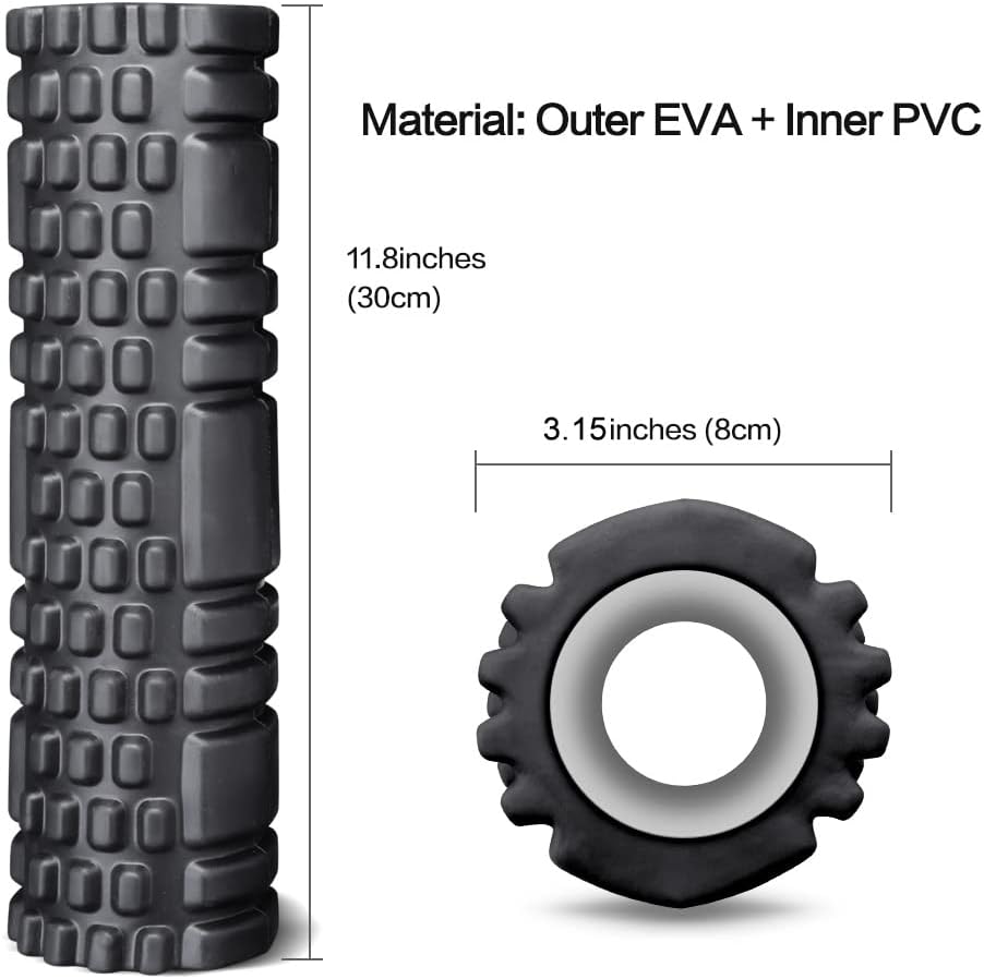 Dewanxin Foam Roller, Foam Roller Massager Excellent for Car Massage, Exercise Muscle Roller for Muscle Massage Trigger Point Grid for Yoga
