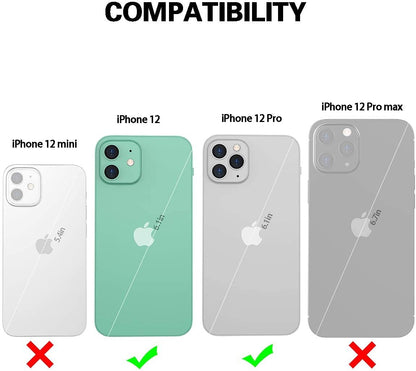 Manleno Compatible with iPhone 12 Pro Case iPhone 12 Case Marble with Ring Kickstand Glitter Sparkle Design Women Girls Slim Protective Phone Case Soft Bumper Cover for iPhone 12/Pro 6.1" (Rose Gold)