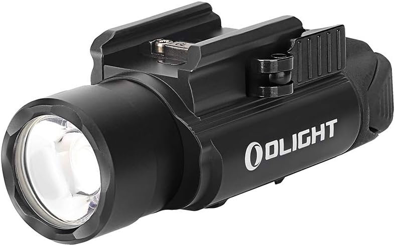 OLIGHT PL-PRO Valkyrie 1500 Lumens Rechargeable Tactical Flashlight with Strobe, Rail Mount Light with NW LED, Weaponlight Powered by Battery with Max Throw 280 Meters (Black)