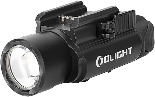 OLIGHT PL-PRO Valkyrie 1500 Lumens Rechargeable Tactical Flashlight with Strobe, Rail Mount Light with NW LED, Weaponlight Powered by Battery with Max Throw 280 Meters (Black)