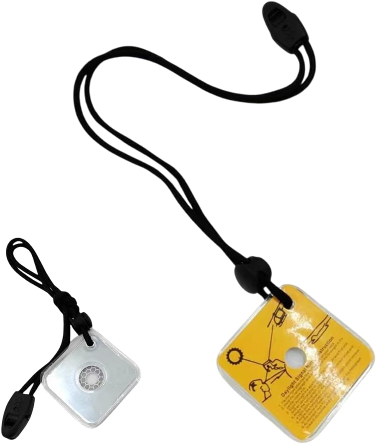 Generico Signal Mirror, Survival Reflective Mirror Tool, 2.24 x 2.24 in Lightweight Outdoor Decor, Compact Signaling Accessory for Hiking, Camping, Travel and Car Safety