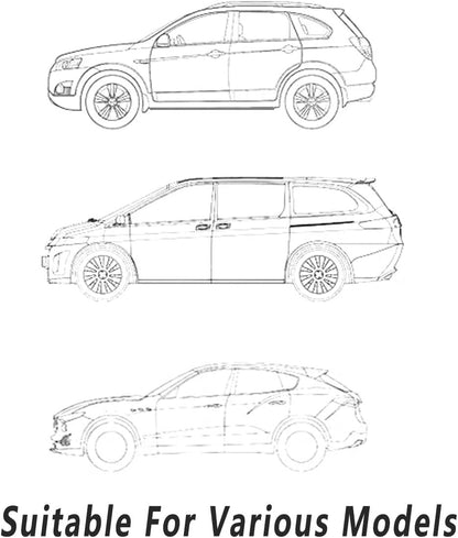 AIMALL Car Trunk Hanging Storage Bag â€“ Multi-Compartment Organiser for SUV, MPV & Hatchback, Waterproof Oxford Fabric with Adjustable Straps, 6.2"x11"x3.9"