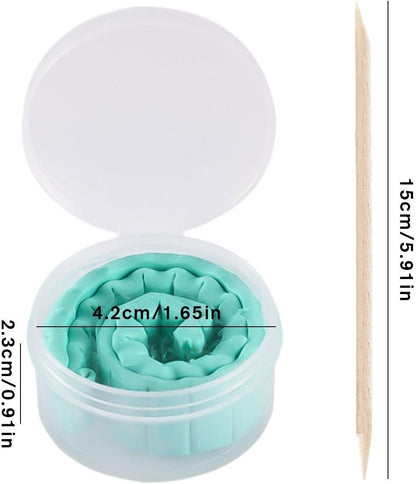 Watch Cleaning Clay, Rubber Cleaning Putty, Efficient Grease and Dirt Remover, Includes 3 Precision Willow Sticks, Perfect for Professional Watch Maintenance, Detailing, and Repair