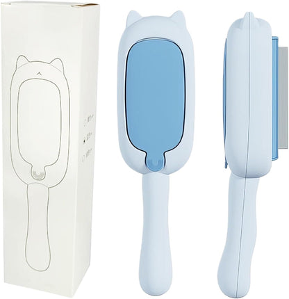 Deshedding Brush, Cat Deshedder, Pet Grooming Tool, Gentle Comb for Shedding, Comfortable Grip Handle, Ideal for Family Friends Teen, 8.66x2.36x1.97 Inches