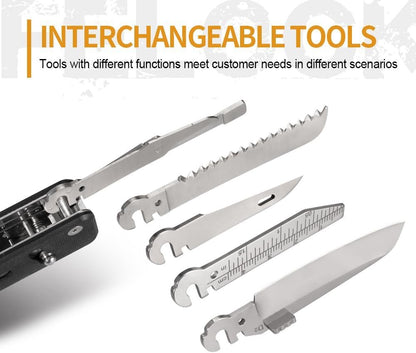 Roxon FTL1-10 Right-Handed D2 Blade for Flex & Flex Companion Multitool - Implement Interchangeable Knife Blade