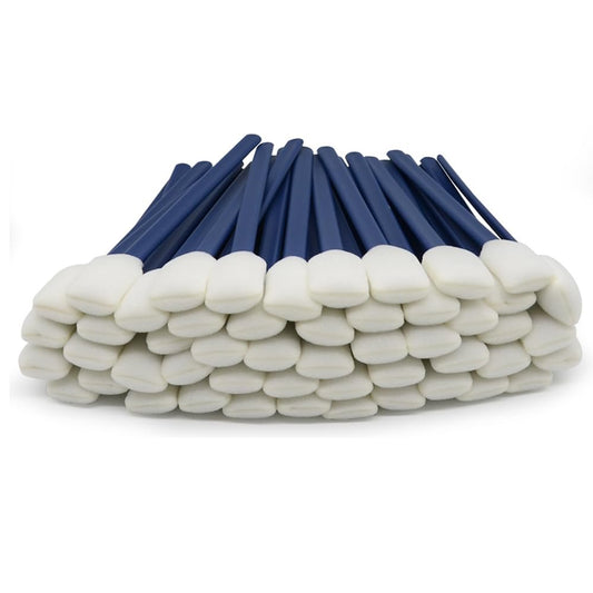 Wellgler's 5.11" Foam Cleaning Swabs, Lint Free Swabs,for Printers, Cameras, Optical Lenses, Guns, Electronics and Car Detailing Swabs (50pcs Navy Blue)