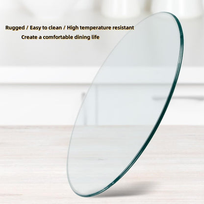 GLGBACAET Tempered Glass Round Table Top 20in 24in 28in 33in 36in Clear Table Top Protector，Dining/Patio/Coffee Glass Tops，Round Glass Tabletop(50cm/20in)