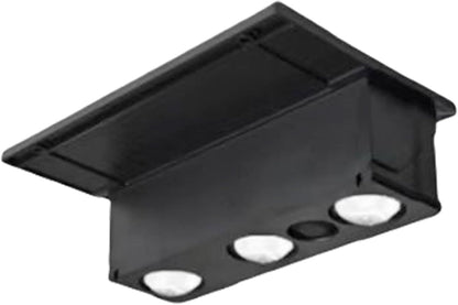 Solar Fence Lights, Waterproof LED Lamp, 4.72x3.35x1.57 Inches Automatic Smart Lighting, Energy Solar Power, Sturdy Weather-Resistant Design for Poolside, Patio, Pathway, Deck