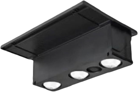 Solar Fence Lights, Waterproof LED Lamp, 4.72x3.35x1.57 Inches Automatic Smart Lighting, Energy Solar Power, Sturdy Weather-Resistant Design for Poolside, Patio, Pathway, Deck