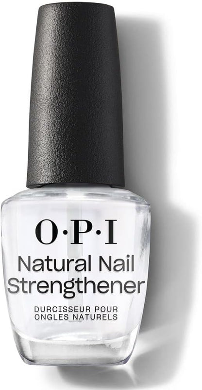 OPI Nail Lacquer, Natural Nail Strengthener, Repairs and Strengthens Damaged Nails, Transparent, 15 ml