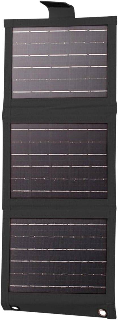 High-Capacity Battery Pack - Foldable Solar Panels Charger | Portable Outdoor Camping Charging Device Portable for Tablets Smartwatches, emrgency powerr Source, High-Capacity Solar Charger for Travel