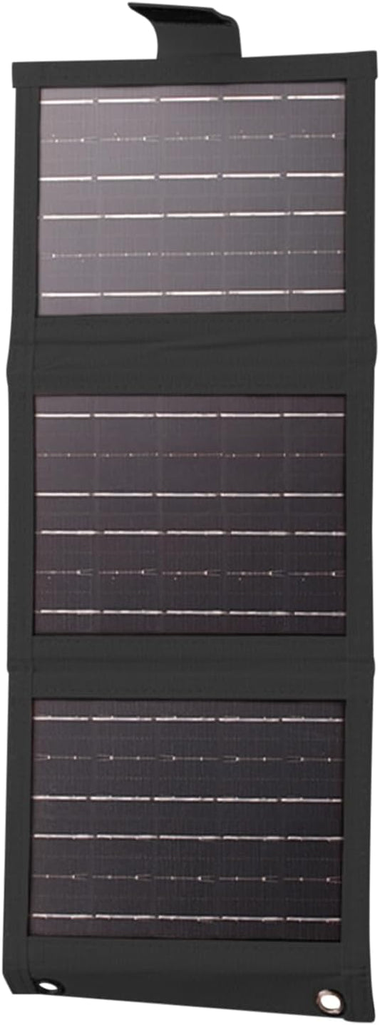 High-Capacity Battery Pack - Foldable Solar Panels Charger | Portable Outdoor Camping Charging Device Portable for Tablets Smartwatches, emrgency powerr Source, High-Capacity Solar Charger for Travel