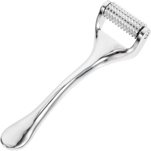 MOTHNUR 1Pc Skin Care Pin Walker Beauty Device Wrinkle Removal Zinc Alloy Cleanser Facial Skin Care Massager Silver