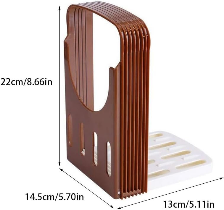 BEALIFE Utensile per affettare Il Pane Regolabile Gadget da Cucina per affettare Senza Sforzo Affettare Rapidamente Il Pane Affettatrice per Utensili da Cucina in ABS