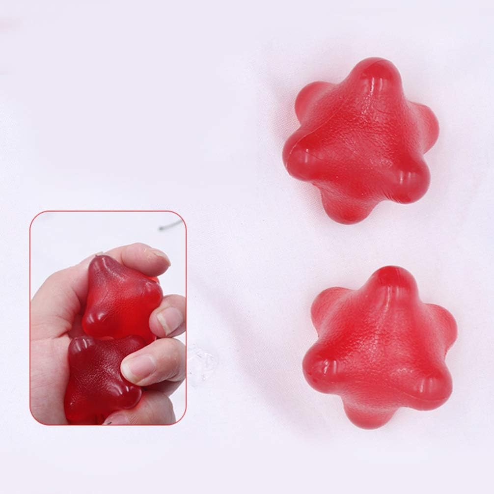 EXCEART Portable Hand Massage Ball 2 Pieces Silicone Massage Ball Trigger Point Trigger Massage for Myofascial Release Muscle Recovery