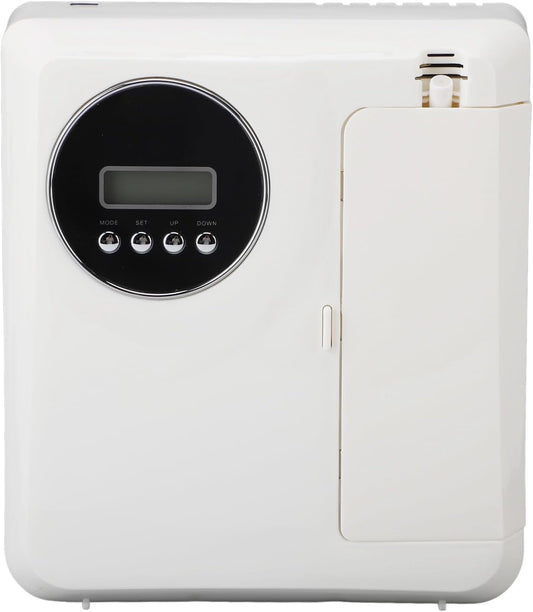 Aromatherapy Diffuser, Wall Mounted Essential Oil Diffuser Air Purification Professional Button Switch for Home (White)