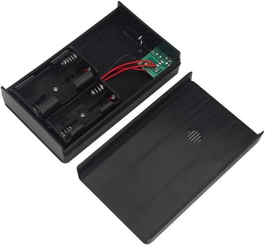 Aa Battery Solar Charger,Solar AA AAA Battery Charger Charging Box 1W 4V Portable Solar Battery Charger for AA and AAA Batteries Black Solar Battery Charger for aa Batteries
