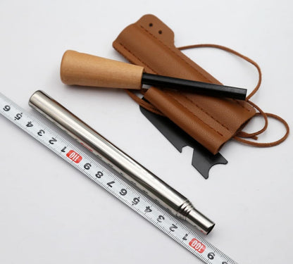 Fire Stick Survival Tool Fire Starting Kit,Outdoor Survival Kit, Flint Perfect for Camping, Hiking