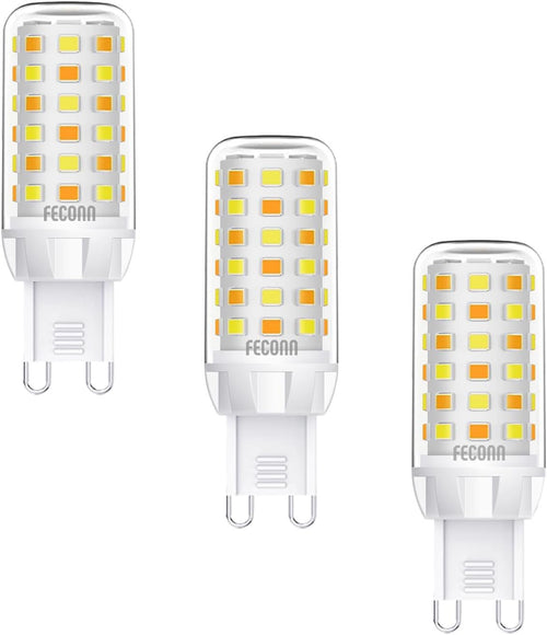 FECONN G9 Smart Bulbs, Warm to Cool White Wi-Fi G9 Smart LED Bulbs, Compatible with Alexa, Google Home and Smart Life App, Dimmable, 3 Pack