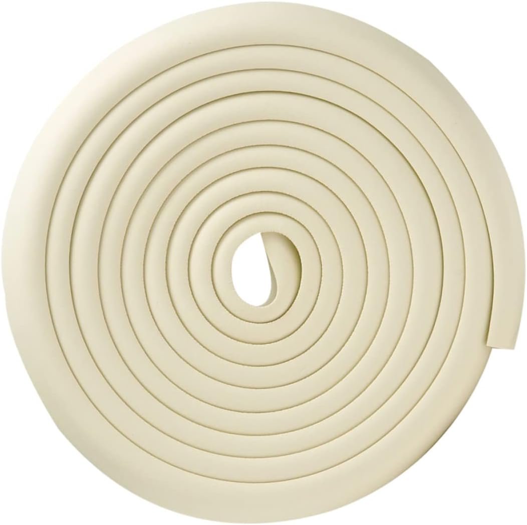 VICASKY Bumper Strips for Safety Crashworthy Protection Ropes Anti-Collision Tools for Home White Meters Prevents Bumps Corners and Edges