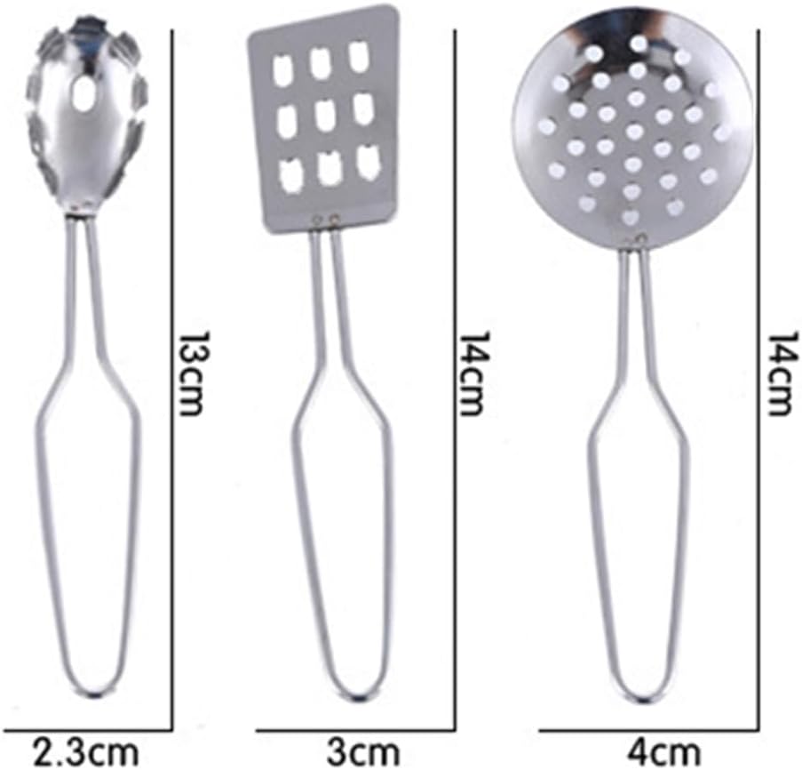 Hnvdkln 25Pcs Pretend Play Kitchen Cookware Playset - Stainless Steel Pots, Pans, and Cooking Utensils for Kids' Learning and Play