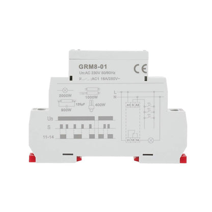 GRM8-01 Electronic Impulse Relay Latching Memory AC for Home Automation
