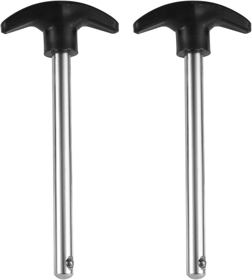 NQEUEPN 2pcs Weight Stack Pin, Pin Tensile 3/8 Inch Diameter 6 Inch Locking Space Weight Lifting Machine Pins Replacement Universal Selector Loading Pin for Home Gym Exercise Machine Accessories