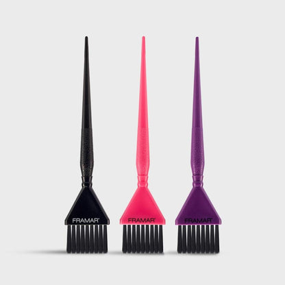 Framar Triple Threat Hair Colour Brush Set