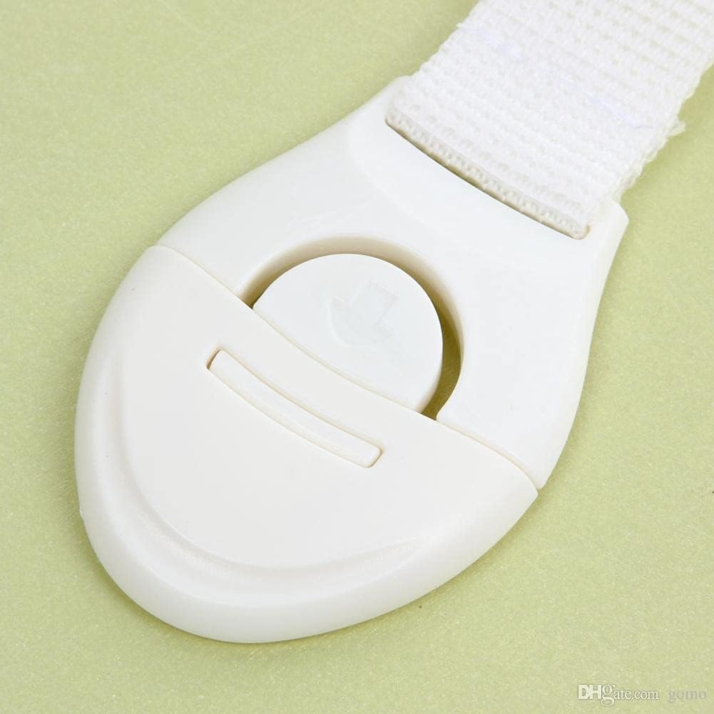 ZogeeZ Child Proof Cabinet Locks (10 Pack) Baby Proofing for Oven, Refrigerator, Cabinets, Drawers, Door, Toilet Lock, Extra Strong Kids Safety Adhesive - No Screws - 8"