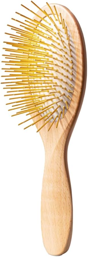 Snow Fox Premium FOX Cassa Hair Brush (Official), Famous Hair Makeup Artists, Scalp Massage, Head Spa, Hair Care, Men's, Women's, Gift (Wood)