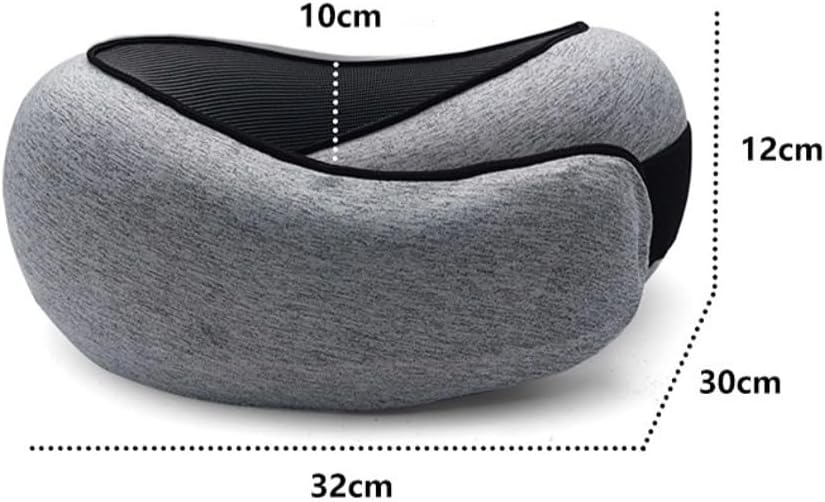 Poemtian Travel Pillow Neck Pillow Travel Neck Pillow for Airplane Memory Foam Travel Neck Pillow Camping Pillow