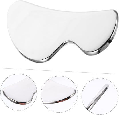 VALICLUD 1pc Stainless Steel Board Facial Massager Relief Scraper for Face Neck and Back Massage Multi