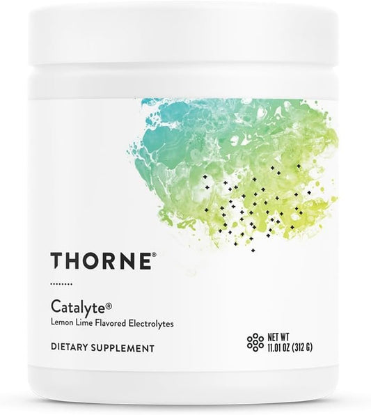 Thorne Research - Catalyte (Lemon LimeÊFlavored) - Electrolyte Replenishment and Energy Restoration Supplement - No Artificial Sweeteners - NSF Certified for Sport - 9.52 oz