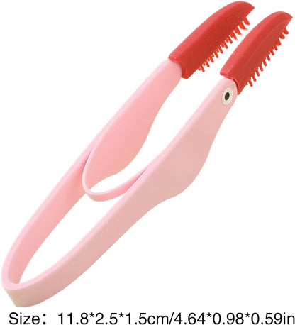 Dog Eye Comb - Silicone Brush Head Dog Face Comb with Anti-Slip Handle - Flexible Dog Comb, Multipurpose Pet Comb for Ear, Grooming, Removes Crust, Mucus, and Stains