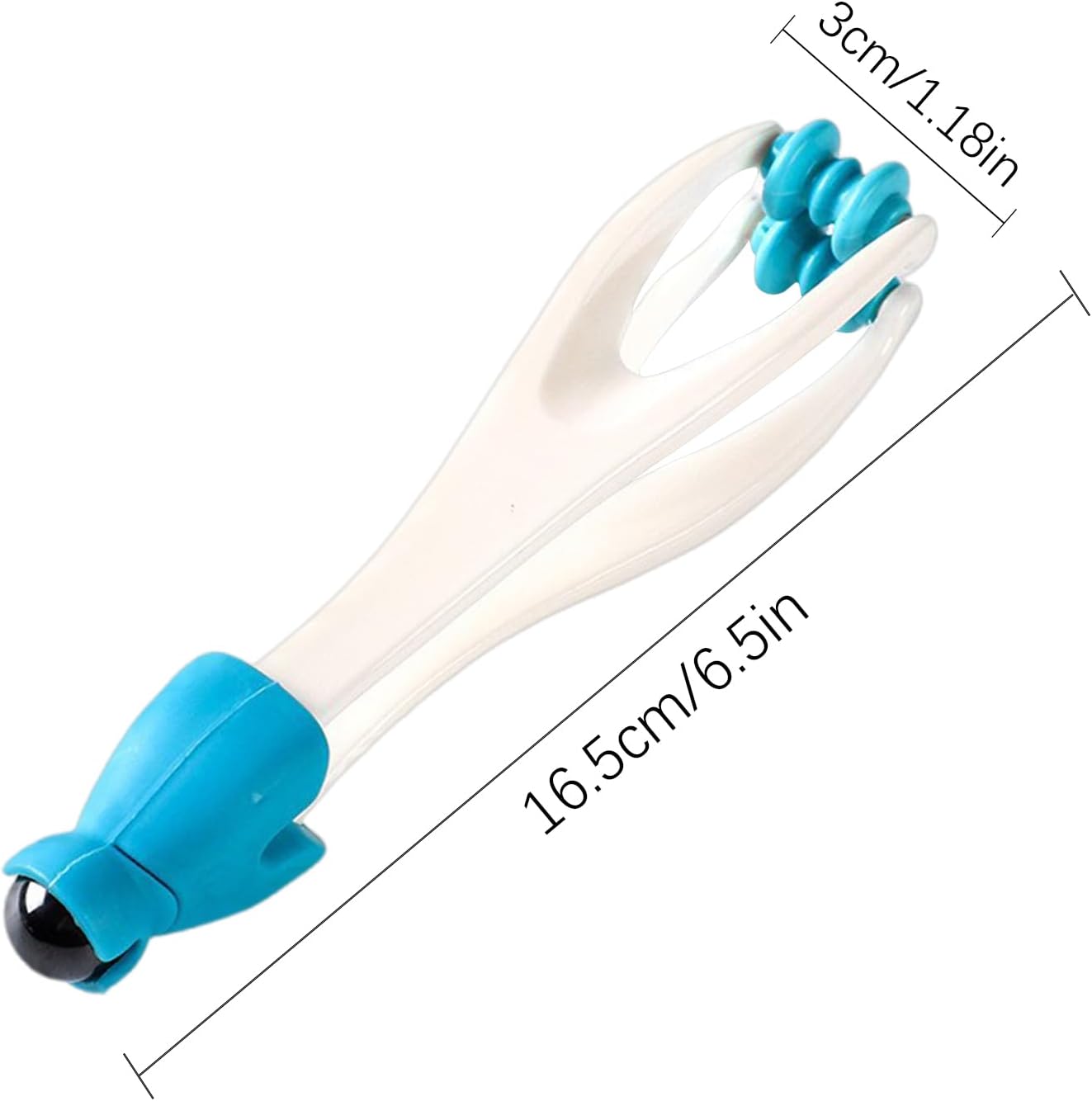 Strumento di massaggio per le dita - Massager del punto di pressione manuale con anelli a rulli in cordone | Dispositivo di rilassamento delle dita della terapia a mano portatile per recupero muscolar