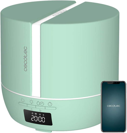 Cecotec PureAroma 550 Connected Sky Aroma Diffuser 500 ml Capacity, LED Display, Speaker, Bluetooth Control, App, 12-Hour Timer, 3 Operating Modes, 30 m² Cover