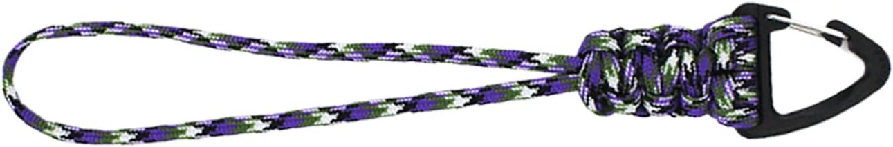 Paracord Keychain,Paracord Carabiner Clip with Strap - Quick Release Triangle Buckle Lock Clip for Women Men Outdoor Camping Hiking Travel Gear